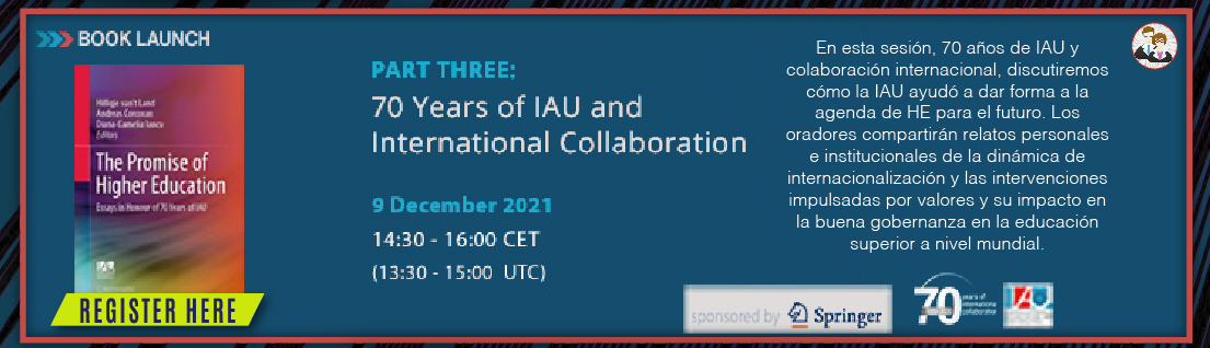 Webinar: '70 Years of IAU and International Collaboration'